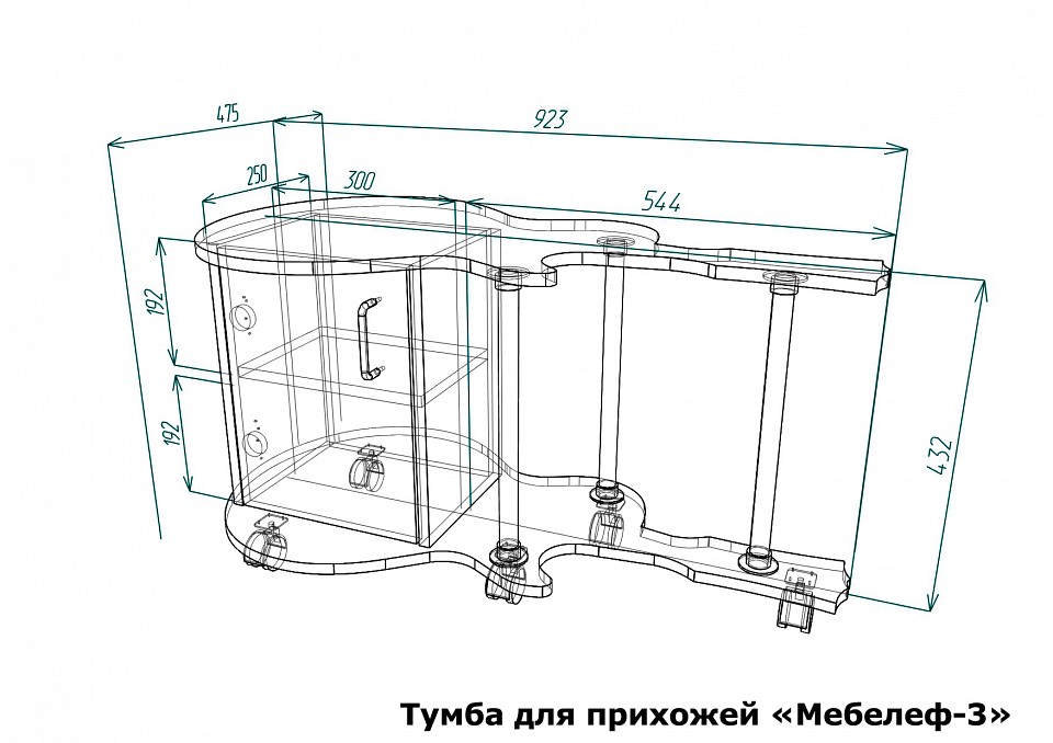 Тумба Мебелеф-3