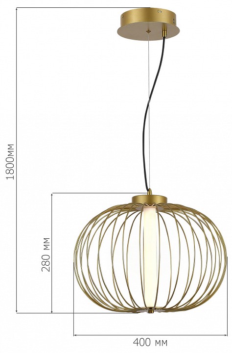 Подвесной светильник ST-Luce Slice SL6124.203.01