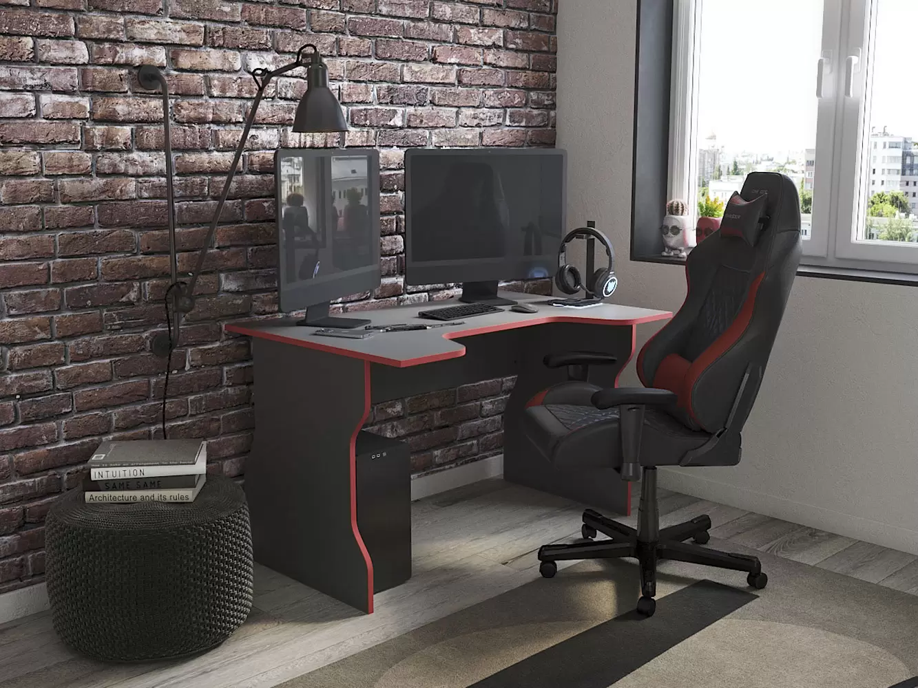 Компьютерный стол ВАРДИГ K1 120x75x82