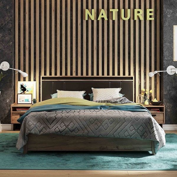Тумба прикроватная с ящиком Nature 41, дуб табачный