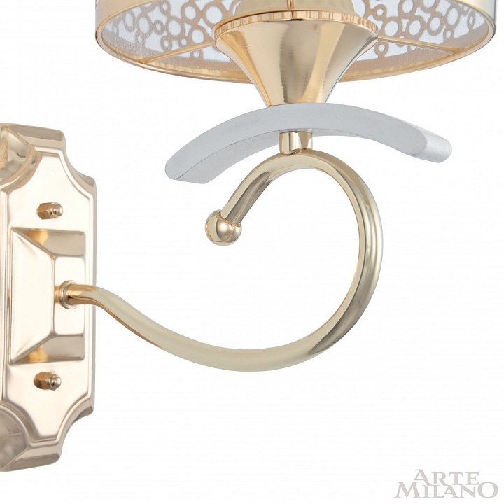 Бра Arte Milano Florentia-9787 309787/1W Wh/Gd