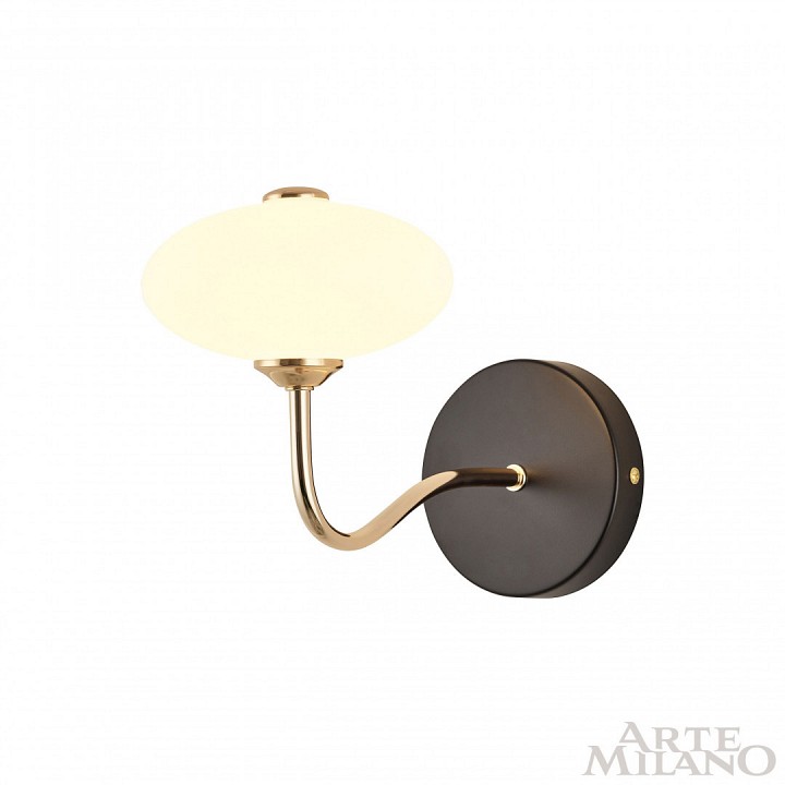 Бра Arte Milano Neapolis-73908 273908/1B BK/GD