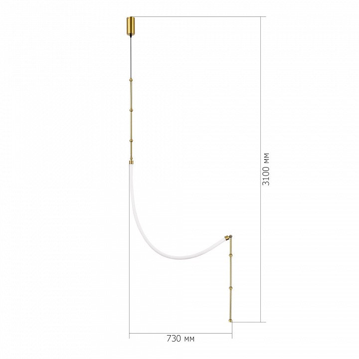 Подвесной светильник ST-Luce Strap SL6132.301.20