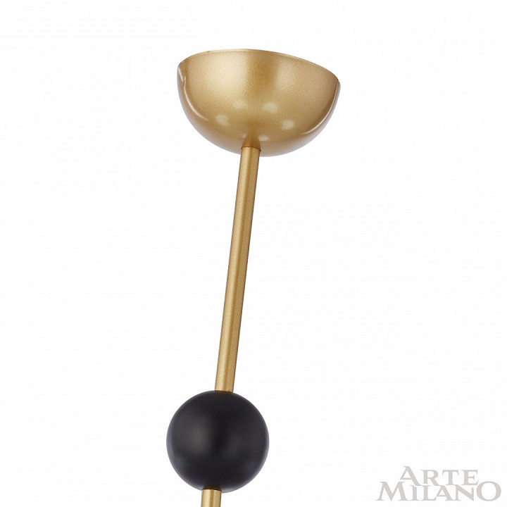Люстра на штанге Arte Milano AM-Napoli 312066/D940/8 BS/BK