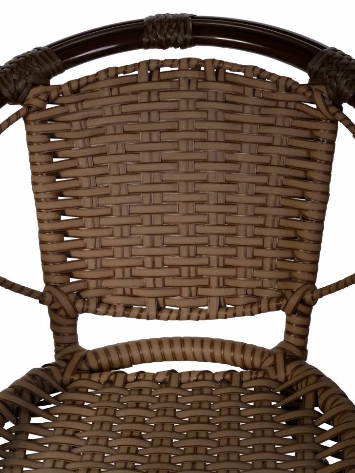 Кресло Bali (Бали) из искусственного ротанга, орех